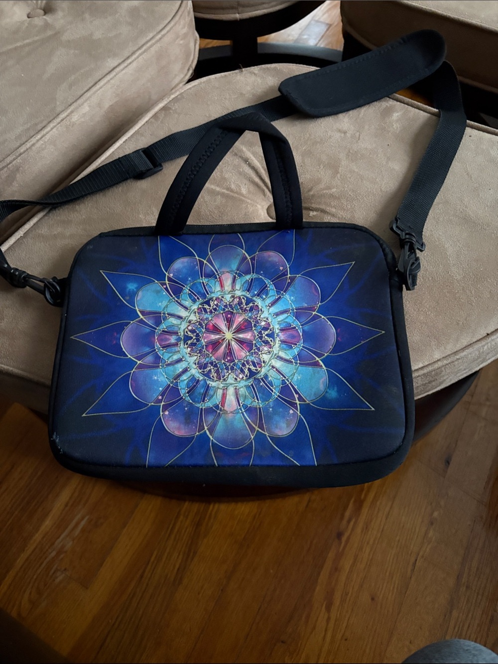 Blue Mandala Crossbody Tote Bag - Stylish Women's Bag